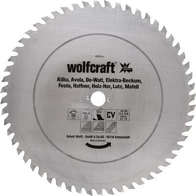 wolfcraft, Sägeblatt, Tischkreissägeblatt CV, Serie rot, Ø 400 mm wolfcraft, Sägeblatt, Tischkreissägeblatt CV, Serie rot, Ø 400 mm