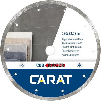 Carat, Sägeblatt, CDBM230300 Rennfahrer Diamantzaagblad - 230 x 22,23 mm - Fliesen/Naturstein Carat, Sägeblatt, CDBM230300 Rennfahrer Diamantzaagblad - 230 x 22,23 mm - Fliesen/Naturstein