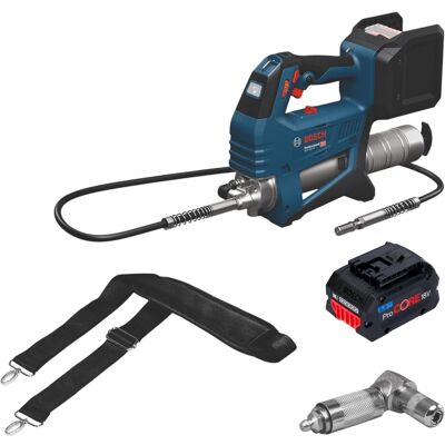 Professional, Kartuschenpistole + Fettpresse, Bosch GFP 18V-10 Akku Fettpresse 18 V 10000 psi + 1x ProCORE Akku 5,5 Ah - ohne Ladegerät (Fettpresse) Professional, Kartuschenpistole + Fettpresse, Bosch GFP 18V-10 Akku Fettpresse 18 V 10000 psi + 1x ProCORE Akku 5,5 Ah - ohne Ladegerät (Fettpresse)
