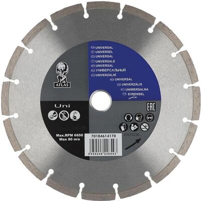 Saint-Gobain Atlas Diamantscheibe - 125mm Universal Saint-Gobain Atlas Diamantscheibe - 125mm Universal