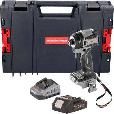 Procraft, Bohrmaschine + Akkuschrauber, Industrial ID20Abb Akku Schlagschrauber 20 V 180 Nm 1/4" + 1x Akku 2,0 Ah + Ladegerät + (Schlagschrauber) Procraft, Bohrmaschine + Akkuschrauber, Industrial ID20Abb Akku Schlagschrauber 20 V 180 Nm 1/4" + 1x Akku 2,0 Ah + Ladegerät + (Schlagschrauber)