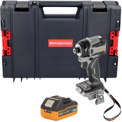 Procraft, Bohrmaschine + Akkuschrauber, Industrial ID20Abb Akku Schlagschrauber 20 V 180 Nm 1/4" + 1x Akku 4,0 Ah + RHINO Toolcase (Schlagschrauber) Procraft, Bohrmaschine + Akkuschrauber, Industrial ID20Abb Akku Schlagschrauber 20 V 180 Nm 1/4" + 1x Akku 4,0 Ah + RHINO Toolcase (Schlagschrauber)