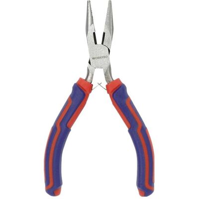 Workpro, Zange, WP231095 Universal Mini-Spitzzange Chrom-Vanadium Stahl 110 mm (110 mm) Workpro, Zange, WP231095 Universal Mini-Spitzzange Chrom-Vanadium Stahl 110 mm (110 mm)