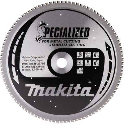 Makita, Sägeblatt, SPECIALIZED Sägeblatt für Metall & Edelstahl Ø 3055x100Z Makita, Sägeblatt, SPECIALIZED Sägeblatt für Metall & Edelstahl Ø 3055x100Z