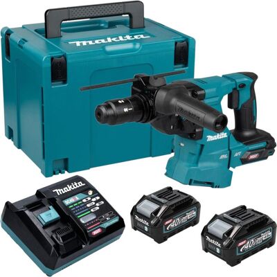 Makita, Bohrmaschine + Akkuschrauber, HR 012 GM201 Akku Kombihammer 40 V max. 3,3 J SDS plus Brushless + 2x Akku 4,0 Ah + (Bohrhammer) Makita, Bohrmaschine + Akkuschrauber, HR 012 GM201 Akku Kombihammer 40 V max. 3,3 J SDS plus Brushless + 2x Akku 4,0 Ah + (Bohrhammer)