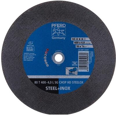Pferd, Sägeblatt, Trennscheibe 80 T 400-4.0 A 30 L SG-CHOP-HD-INOX/25.4 VPE: 10 Pferd, Sägeblatt, Trennscheibe 80 T 400-4.0 A 30 L SG-CHOP-HD-INOX/25.4 VPE: 10