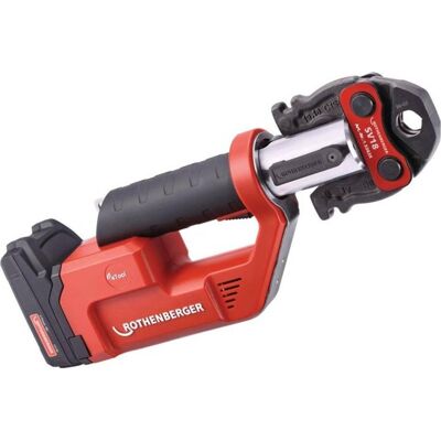Rothenberger, Bolzenschneider + Seitenschneider, ROMAX Compact TT 18V Akku Pressmaschine + 1x Akku 2,0Ah + Ladegerät + Pressbackenset + (390 mm) Rothenberger, Bolzenschneider + Seitenschneider, ROMAX Compact TT 18V Akku Pressmaschine + 1x Akku 2,0Ah + Ladegerät + Pressbackenset + (390 mm)