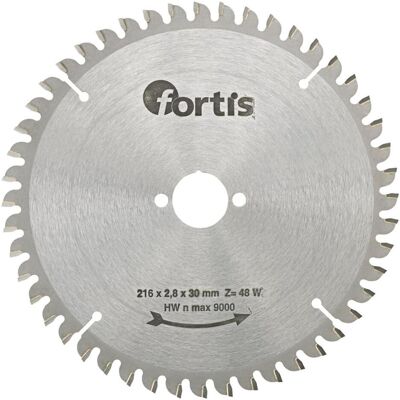 Magni, Sägeblatt, Fortis HW-Kreissägeblatt 216x3,0 x30mm Z48Wneg. Magni, Sägeblatt, Fortis HW-Kreissägeblatt 216x3,0 x30mm Z48Wneg.