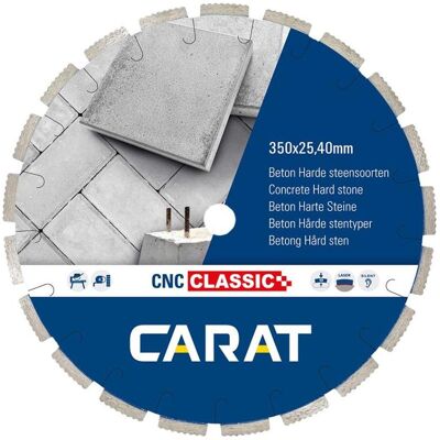 Carat, Sägeblatt, Diamantzaag Beton Ø350x25,40Mm, Cnc Classic Carat, Sägeblatt, Diamantzaag Beton Ø350x25,40Mm, Cnc Classic