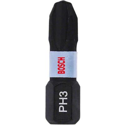 Bosch Professional Zubehör, Bits, PRO Phillips Impact Bit, PH3, 25 mm, 2-tlg. Bosch Professional Zubehör, Bits, PRO Phillips Impact Bit, PH3, 25 mm, 2-tlg.