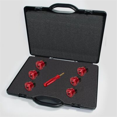 Brady, Zubehör Maschine, Isolierkappen Set DII (Gewinde E27) & DIII (Gewinde E33) für die Industrie (1 Set) Brady, Zubehör Maschine, Isolierkappen Set DII (Gewinde E27) & DIII (Gewinde E33) für die Industrie (1 Set)