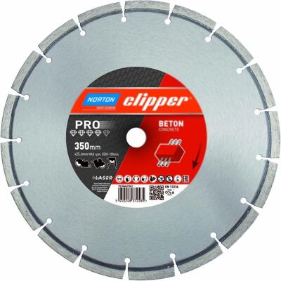 Symantec Norton Clipper, Sägeblatt, Clipper 70184627063 Pro Beton Diamant-Sägeblatt 450 x 25,4 mm Symantec Norton Clipper, Sägeblatt, Clipper 70184627063 Pro Beton Diamant-Sägeblatt 450 x 25,4 mm