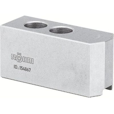 Röhm, Drehmaschine, Aufsatzbacken Grösse 210, 3-Backen-Satz, härtbar Spitzverzahnung 60° Röhm, Drehmaschine, Aufsatzbacken Grösse 210, 3-Backen-Satz, härtbar Spitzverzahnung 60°