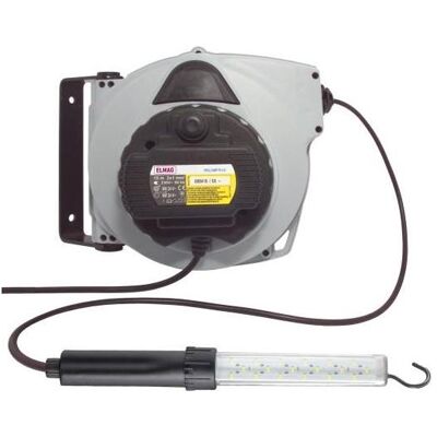 Elmag, Kabelrolle, - Automatischer Kabelaufroller ROLL ELECTRIC LIGHTY *LED* 230-24/1518 LED (15 m, 1 mm²) Elmag, Kabelrolle, - Automatischer Kabelaufroller ROLL ELECTRIC LIGHTY *LED* 230-24/1518 LED (15 m, 1 mm²)
