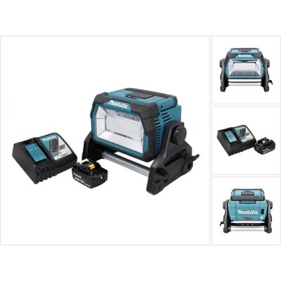 Makita, Arbeitsleuchte, DML 809 RT1 Akku LED Baustrahler 18 V 10000 lm + 1x Akku 5,0 Ah + Ladegerät (10000 lm) Makita, Arbeitsleuchte, DML 809 RT1 Akku LED Baustrahler 18 V 10000 lm + 1x Akku 5,0 Ah + Ladegerät (10000 lm)