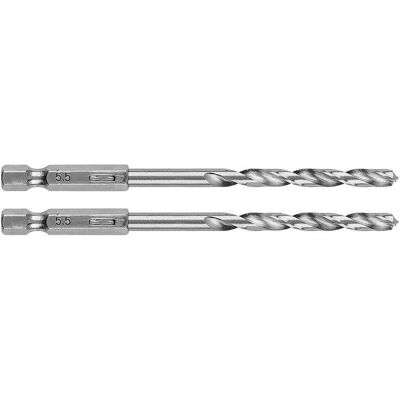 Graphite, Bohrereinsatz, Sechskant-Metallbohrer 5,5 mm, 2 Stück. (5,5 mm) Graphite, Bohrereinsatz, Sechskant-Metallbohrer 5,5 mm, 2 Stück. (5,5 mm)