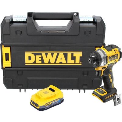 DeWalt, Bohrmaschine + Akkuschrauber, DCF 860 NT Akku Schlagschrauber 18 V 282 Nm 1/4" Brushless + 1x Powerstack Akku 1,7 Ah + (Schlagschrauber) DeWalt, Bohrmaschine + Akkuschrauber, DCF 860 NT Akku Schlagschrauber 18 V 282 Nm 1/4" Brushless + 1x Powerstack Akku 1,7 Ah + (Schlagschrauber)