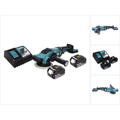 Makita, Schleifmaschine + Poliermaschine, DPO 600 RM Akku Exzenterpolierer 18 V 150 mm XPT Brushless + 2x Akku 4,0 Ah + Ladegerät (Exzenterpolierer) Makita, Schleifmaschine + Poliermaschine, DPO 600 RM Akku Exzenterpolierer 18 V 150 mm XPT Brushless + 2x Akku 4,0 Ah + Ladegerät (Exzenterpolierer)