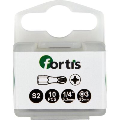 Magni, Bits, FORTIS Bit 1/4' DIN3126 C6,3 PZ 3x25mm Torsion a10Stk. Magni, Bits, FORTIS Bit 1/4' DIN3126 C6,3 PZ 3x25mm Torsion a10Stk.