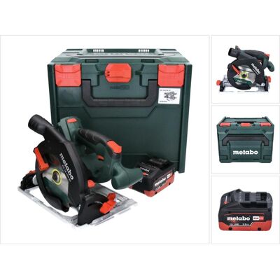 Metabo, Handkreissäge, KS 18 LTX 57 Akku Handkreissäge 18V 165x20mm+ 1x Akku 5,5Ah + MetaLoc - ohne Ladegerät Metabo, Handkreissäge, KS 18 LTX 57 Akku Handkreissäge 18V 165x20mm+ 1x Akku 5,5Ah + MetaLoc - ohne Ladegerät