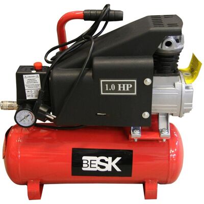Besk, Kompressor, Kompresors 9l 118l/min 8bar (9 l, 8 Bar) Besk, Kompressor, Kompresors 9l 118l/min 8bar (9 l, 8 Bar)