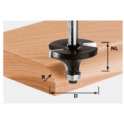 Festool, Fräser, Abrundfräser HW S12 D63/32/R25 Festool, Fräser, Abrundfräser HW S12 D63/32/R25