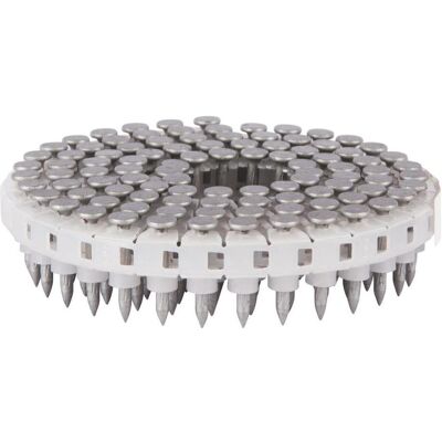 Makita, Tackerklammern + Tackernägel, F-33575 Coilnagel Beton 2,5 x 22 mm Glad Counter galvanisiert für AN250HC Makita, Tackerklammern + Tackernägel, F-33575 Coilnagel Beton 2,5 x 22 mm Glad Counter galvanisiert für AN250HC