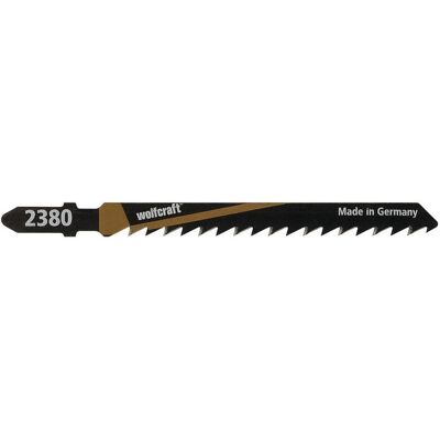 wolfcraft, Sägeblatt, 5 Stichsägeblätter HCS L=100mm T-Schaft wolfcraft, Sägeblatt, 5 Stichsägeblätter HCS L=100mm T-Schaft