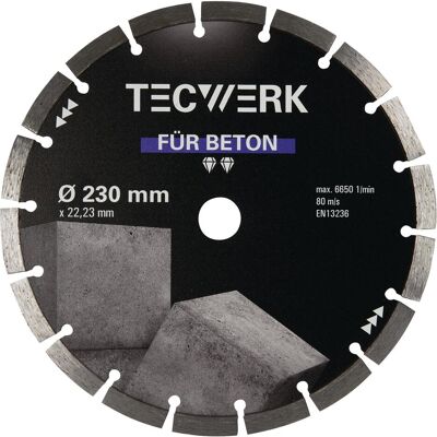 Tecwerk, Sägeblatt, Diamanttrennscheibe BETON Tecwerk, Sägeblatt, Diamanttrennscheibe BETON