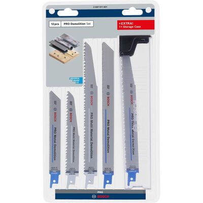 Bosch Professional Zubehör, Sägeblatt, PRO Demolition Blade Set, 12-tlg. Bosch Professional Zubehör, Sägeblatt, PRO Demolition Blade Set, 12-tlg.