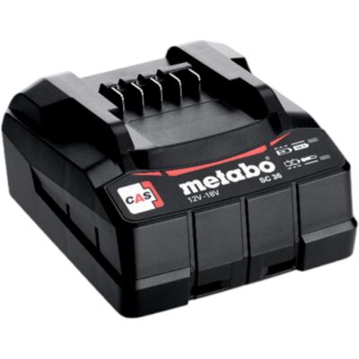 Metabo, Werkzeugakku + Ladegerät, SC 36 Ladegerät 12 - 18 V 3,0 A für Li-Ion Akkus (18 V) Metabo, Werkzeugakku + Ladegerät, SC 36 Ladegerät 12 - 18 V 3,0 A für Li-Ion Akkus (18 V)