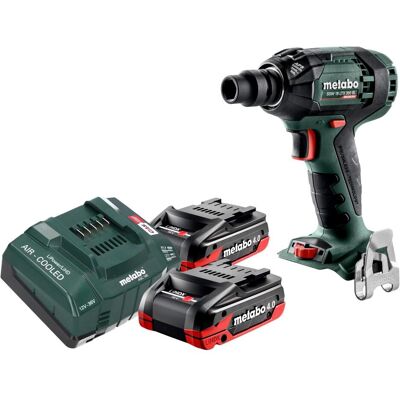 Metabo, Bohrmaschine + Akkuschrauber, SSW 18 LTX 300 BL Akku Schlagschrauber 18 V 300 Nm 1/2" Brushless + 2x LiHDX Akku 4,0 Ah + (Schlagschrauber) Metabo, Bohrmaschine + Akkuschrauber, SSW 18 LTX 300 BL Akku Schlagschrauber 18 V 300 Nm 1/2" Brushless + 2x LiHDX Akku 4,0 Ah + (Schlagschrauber)