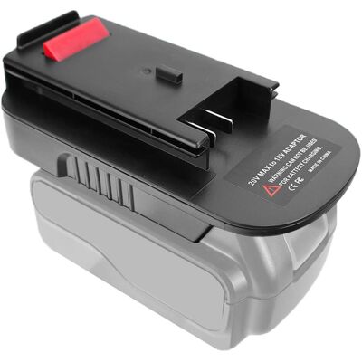 LKD, Werkzeugakku + Ladegerät, Akku-Adapter - Black&Decker/Stanley 20V auf 18V Ni-MH/Ni-CD Elektrowerkzeuge (18 V) LKD, Werkzeugakku + Ladegerät, Akku-Adapter - Black&Decker/Stanley 20V auf 18V Ni-MH/Ni-CD Elektrowerkzeuge (18 V)