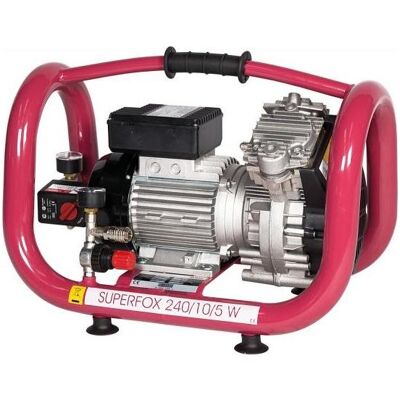 Elmag, Kompressor, - kompressor, 120 l/min, 230 Volt, 10 Bar, ölfrei SUPERFOX 240/10/5 W, 5 lt. Kessel (5 l, 10 Bar) Elmag, Kompressor, - kompressor, 120 l/min, 230 Volt, 10 Bar, ölfrei SUPERFOX 240/10/5 W, 5 lt. Kessel (5 l, 10 Bar)