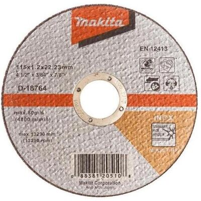 Makita, Sägeblatt, CUTTING DISC METAL/RST 115X1.2 WA60T Makita, Sägeblatt, CUTTING DISC METAL/RST 115X1.2 WA60T
