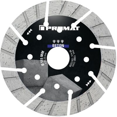 Promat, Sägeblatt, Diamanttrennscheibe UNIVERSAL BETON PRO Promat, Sägeblatt, Diamanttrennscheibe UNIVERSAL BETON PRO