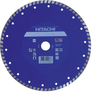 Hikoki, Sägeblatt, Zubehör 752845 Diamanttrennscheibe 230 x 22,2 x 6mm Typ Turbo Hikoki, Sägeblatt, Zubehör 752845 Diamanttrennscheibe 230 x 22,2 x 6mm Typ Turbo