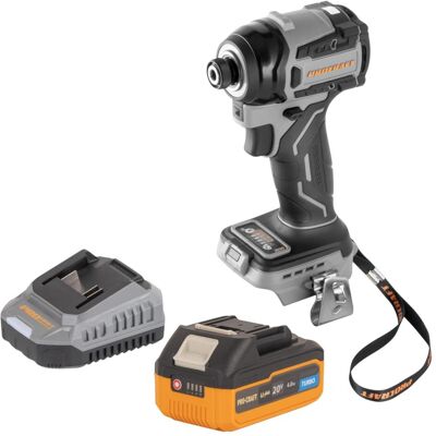 Procraft, Bohrmaschine + Akkuschrauber, Industrial ID20Abb Akku Schlagschrauber 20 V 180 Nm 1/4" + 1x Akku 4,0 Ah + Ladegerät (Schlagschrauber) Procraft, Bohrmaschine + Akkuschrauber, Industrial ID20Abb Akku Schlagschrauber 20 V 180 Nm 1/4" + 1x Akku 4,0 Ah + Ladegerät (Schlagschrauber)