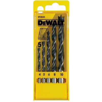 DeWalt, Bohrereinsatz, spiralbohrerSettlg (10 Millimeter, 4 Millimeter, 5 Millimeter, 6 Millimeter, 8 Millimeter) DeWalt, Bohrereinsatz, spiralbohrerSettlg (10 Millimeter, 4 Millimeter, 5 Millimeter, 6 Millimeter, 8 Millimeter)
