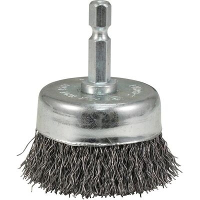 Makita, Schleifmittel, Zubehör D-76423 Topfbürste ZK1/4 x 50 mm Stahl gefalzt Makita, Schleifmittel, Zubehör D-76423 Topfbürste ZK1/4 x 50 mm Stahl gefalzt