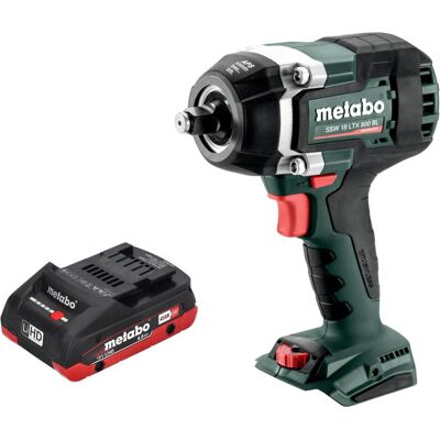 Metabo, Bohrmaschine + Akkuschrauber, SSW 18 LTX 800 BL Akku Schlagschrauber 18 V 800 Nm 1/2" Brushless + 1x LiHD Akku 4,0 Ah - (Schlagschrauber) Metabo, Bohrmaschine + Akkuschrauber, SSW 18 LTX 800 BL Akku Schlagschrauber 18 V 800 Nm 1/2" Brushless + 1x LiHD Akku 4,0 Ah - (Schlagschrauber)