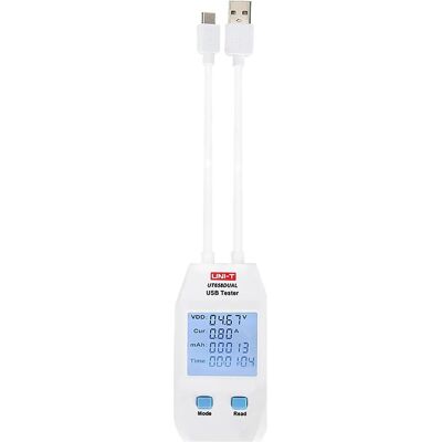 Uni-T, Multimeter, UT658 Dual-USB-USB-C-Buchsentester (Kabeltester) Uni-T, Multimeter, UT658 Dual-USB-USB-C-Buchsentester (Kabeltester)