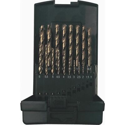 Projahn, Bohrereinsatz, Spiralbohrersatz HSS-Co 19tlg. 1,0-10,0mm DIN 338 (1,0-10,0 mm) Projahn, Bohrereinsatz, Spiralbohrersatz HSS-Co 19tlg. 1,0-10,0mm DIN 338 (1,0-10,0 mm)