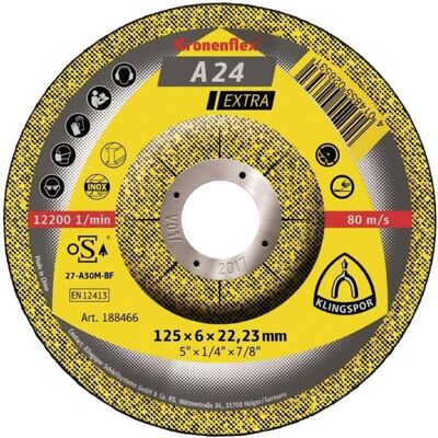 Klingspor Bockad Schleifscheibe 115mm - Stahl Klingspor Bockad Schleifscheibe 115mm - Stahl