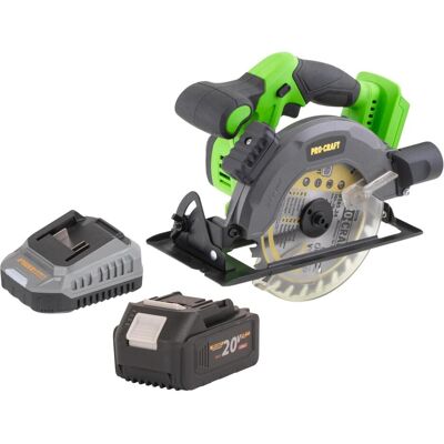 Procraft, Handkreissäge, PCA28bb Akku Kreissäge 20 V 165 mm Brushless + 1x Akku 4,0 Ah + Ladegerät Procraft, Handkreissäge, PCA28bb Akku Kreissäge 20 V 165 mm Brushless + 1x Akku 4,0 Ah + Ladegerät