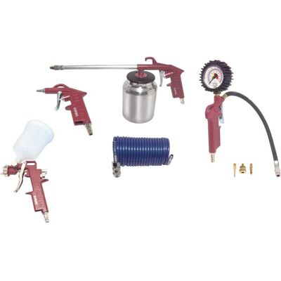 Elmag, Druckluftaufsatz, Druckluftzubehör Set Profi Air 8tlg Elmag, Druckluftaufsatz, Druckluftzubehör Set Profi Air 8tlg