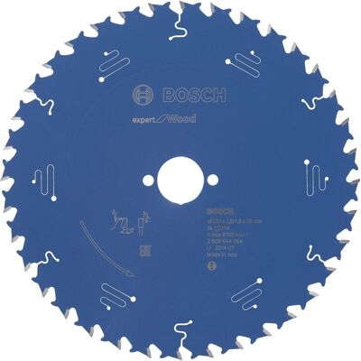 Bosch Professional Zubehör, Sägeblatt, Kreissägeblatt Expert for Wood, 235 x 30 x 2,8 mm, 36 Bosch Professional Zubehör, Sägeblatt, Kreissägeblatt Expert for Wood, 235 x 30 x 2,8 mm, 36