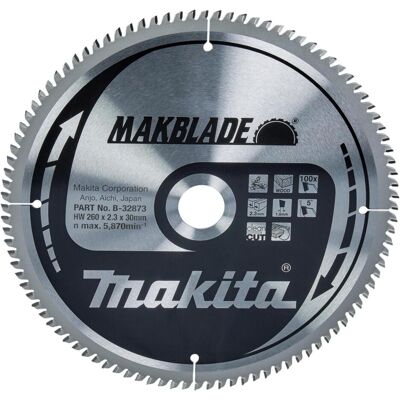 Makita, Sägeblatt, MAKBLADE Sägeb. 260x30x100Z Makita, Sägeblatt, MAKBLADE Sägeb. 260x30x100Z