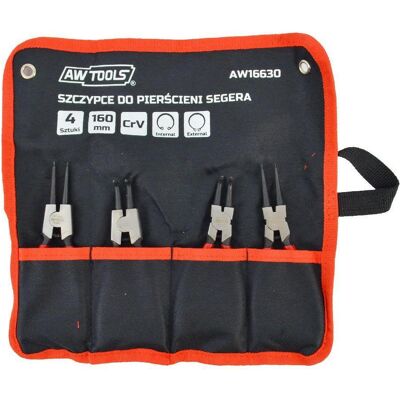 Awtools, Zange, AW SZCZYPCE SEG.160/4cz/ETUI (8 mm) Awtools, Zange, AW SZCZYPCE SEG.160/4cz/ETUI (8 mm)