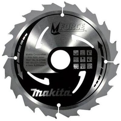 Makita, Sägeblatt, PIŁA TARCZOWA 185x30/20/16mm 16-ZĘBÓW MFORCE Makita, Sägeblatt, PIŁA TARCZOWA 185x30/20/16mm 16-ZĘBÓW MFORCE